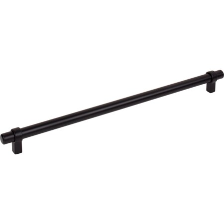 Jeffrey Alexander 319 Mm Center-To-Center Matte Black Key Grande Cabinet Bar Pull 5319MB